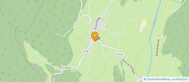 localisation de l'entreprise MONSIEUR EVAN BRIOT  CHAMPDOR-CORCELLES