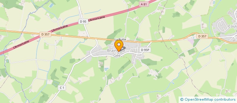 localisation de l'entreprise MONSIEUR EVAN BUFFET  BRAINS-SUR-GEE