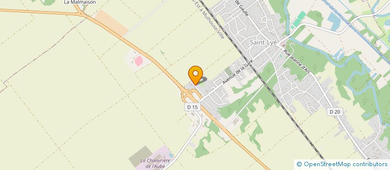 localisation de l'entreprise MONSIEUR EVAN BULLOT  SAINT-LYE