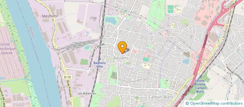 localisation de l'entreprise MONSIEUR EVAN CAELEN  BASSENS