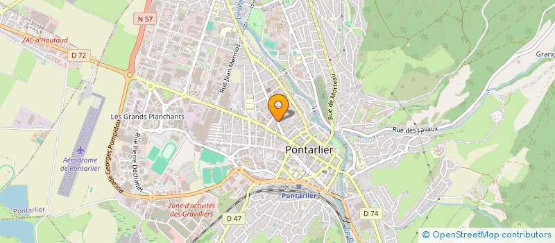 localisation de l'entreprise MONSIEUR EVAN CAMPIONI  PONTARLIER