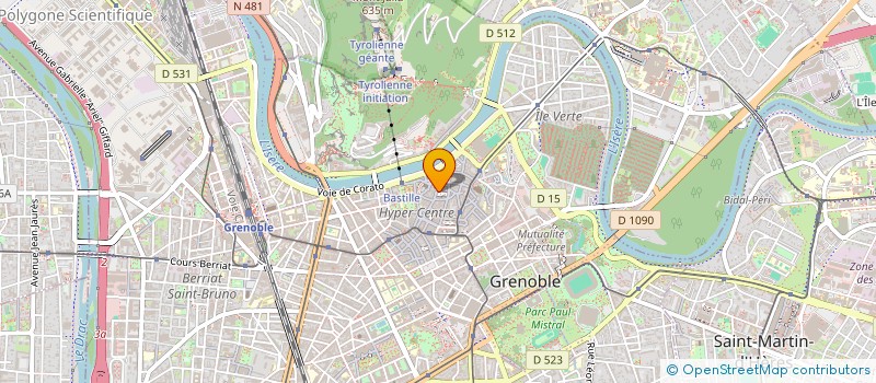 localisation de l'entreprise MONSIEUR EVAN CAMUS à GRENOBLE