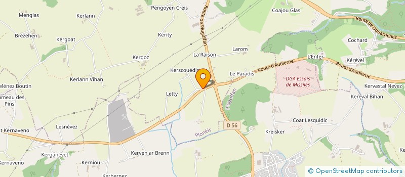 localisation de l'entreprise MONSIEUR EVAN CAPELLE  PLONEIS