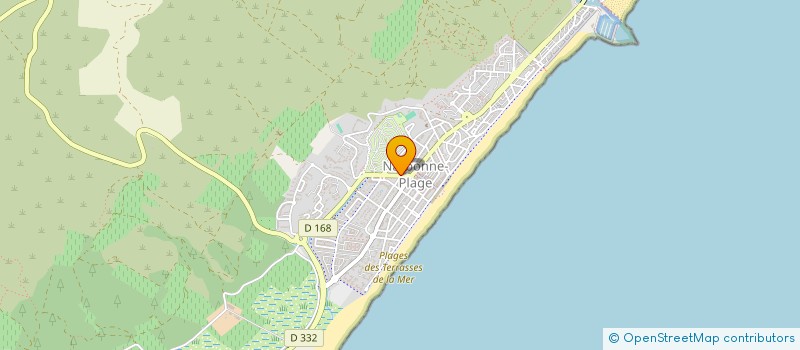 localisation de l'entreprise MONSIEUR EVAN CLAVEROULAS  NARBONNE