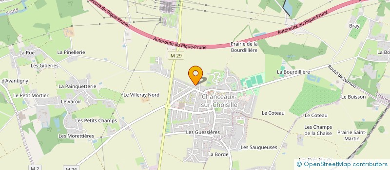 localisation de l'entreprise MONSIEUR EVAN COLLEU  CHANCEAUX-SUR-CHOISILLE