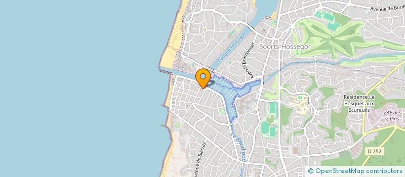 localisation de l'entreprise MONSIEUR EVAN COSIMI  CAPBRETON