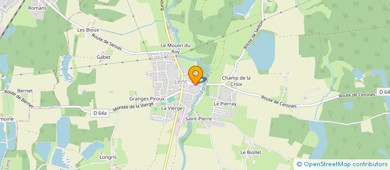 localisation de l'entreprise MONSIEUR EVAN COTE  LENT