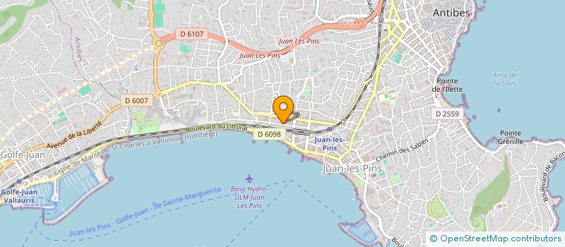 localisation de l'entreprise MONSIEUR EVAN DE QUENTAL à ANTIBES