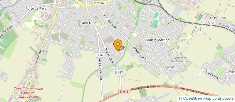 localisation de l'entreprise MONSIEUR EVAN DEBOUDT  CAMBRAI