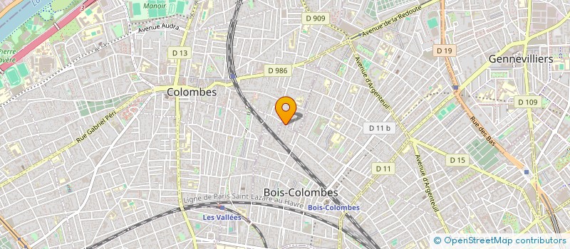 localisation de l'entreprise MONSIEUR EVAN DEBRAY à BOIS-COLOMBES