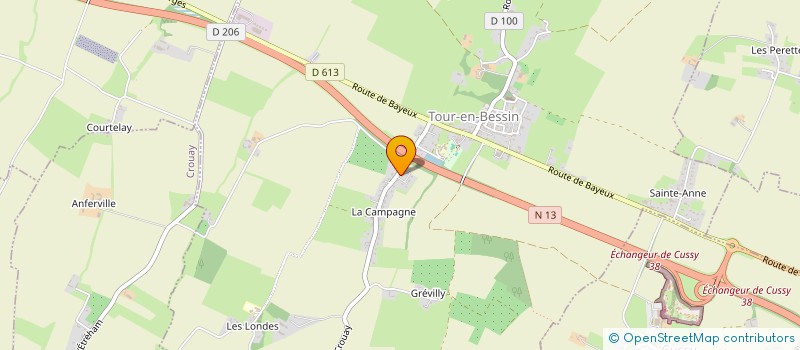 localisation de l'entreprise MONSIEUR EVAN DEUZA  TOUR-EN-BESSIN