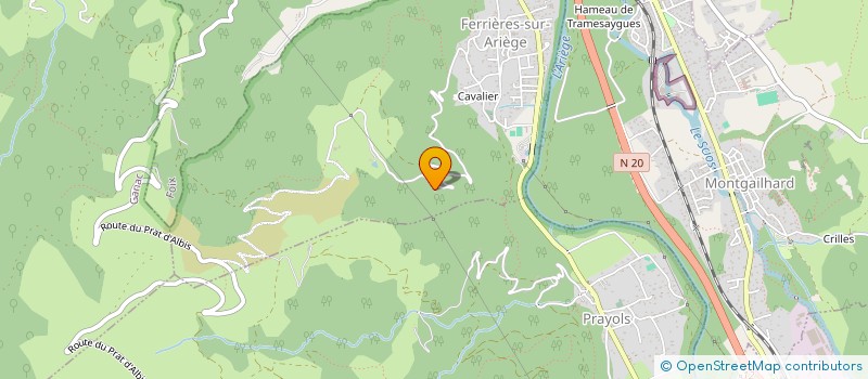 localisation de l'entreprise MONSIEUR EVAN DREUX à FERRIERES-SUR-ARIEGE