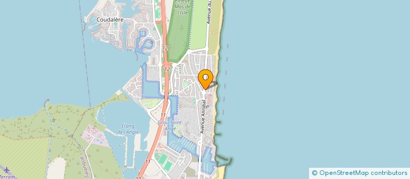 localisation de l'entreprise MONSIEUR EVAN DUBUS  LE BARCARES