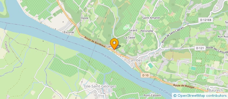 localisation de l'entreprise MONSIEUR EVAN DUDILLOT--GALLOU  CAMBES