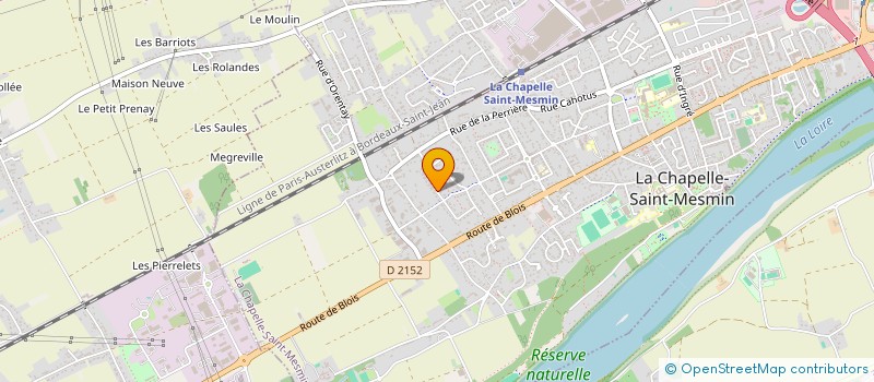 localisation de l'entreprise MONSIEUR EVAN DUFAL à LA CHAPELLE-SAINT-MESMIN