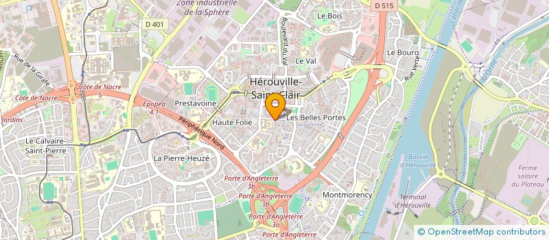 localisation de l'entreprise MONSIEUR EVAN DURAND à HEROUVILLE-SAINT-CLAIR