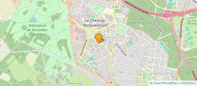 localisation de l'entreprise MONSIEUR EVAN ELBAZ  LE CHESNAY-ROCQUENCOURT