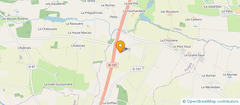 localisation de l'entreprise MONSIEUR EVAN ERIC MARIE GUENEGO  POLIGNE