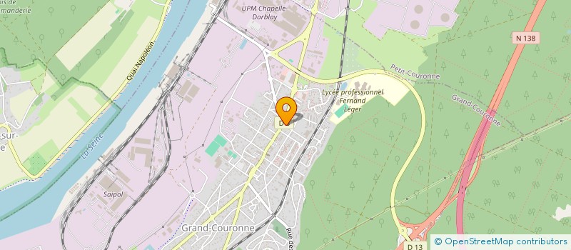 localisation de l'entreprise MONSIEUR EVAN FROMENTIN  GRAND-COURONNE