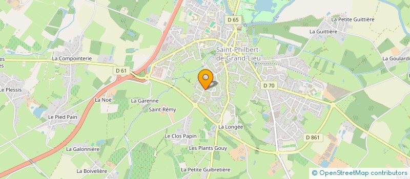 localisation de l'entreprise MONSIEUR EVAN GAUTIER  LA LIMOUZINIERE