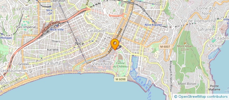 localisation de l'entreprise MONSIEUR EVAN GERARD à NICE