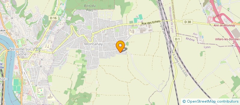 localisation de l'entreprise MONSIEUR EVAN GIRAUD  MONTANAY