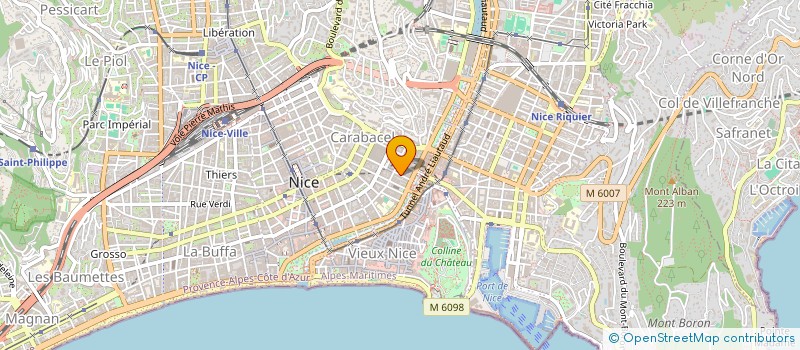 localisation de l'entreprise MONSIEUR EVAN GONFIA  NICE