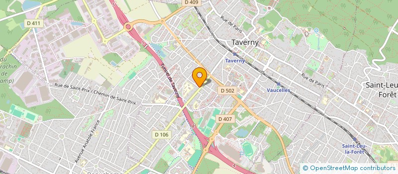 localisation de l'entreprise MONSIEUR EVAN HAMANDJIAN  TAVERNY