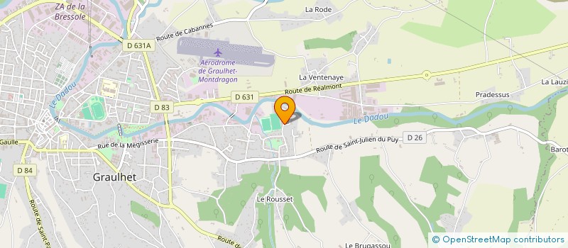 localisation de l'entreprise MONSIEUR EVAN IMACHE  GRAULHET