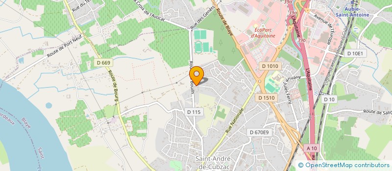 localisation de l'entreprise MONSIEUR EVAN KARNITSKY  SAINT-ANDRE-DE-CUBZAC