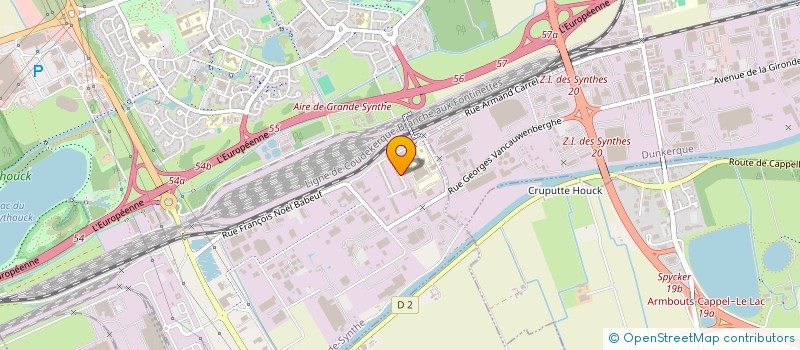 localisation de l'entreprise MONSIEUR EVAN KUSCHNICK  GRANDE-SYNTHE