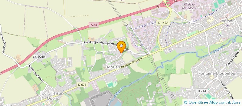 localisation de l'entreprise MONSIEUR EVAN LANGLAIS  MOUEN