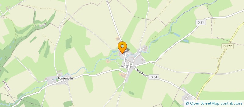 localisation de l'entreprise MONSIEUR EVAN LARUE  ANTHENY