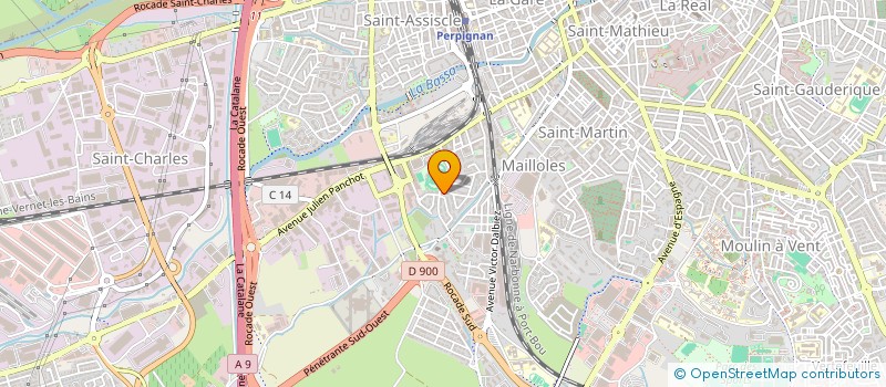 localisation de l'entreprise MONSIEUR EVAN LAVALLE  PERPIGNAN