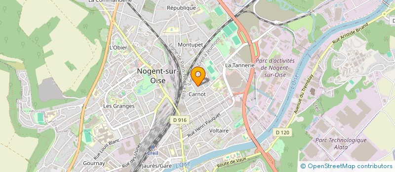 localisation de l'entreprise MONSIEUR EVAN LE BOZEC  NOGENT-SUR-OISE