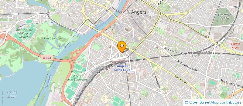 localisation de l'entreprise MONSIEUR EVAN LE GUILLOUZIC à ANGERS