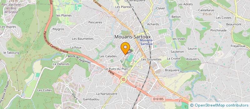 localisation de l'entreprise MONSIEUR EVAN LEMEE  MOUANS-SARTOUX