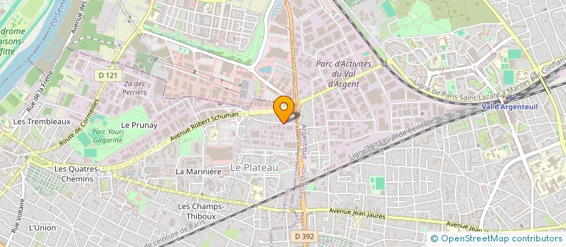 localisation de l'entreprise MONSIEUR EVAN LEPINE à SARTROUVILLE