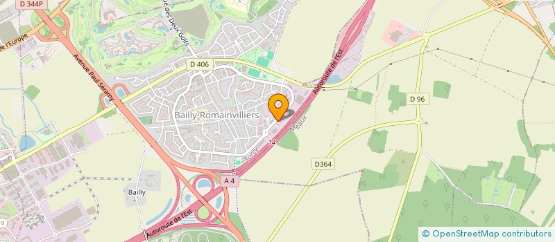 localisation de l'entreprise MONSIEUR EVAN LOGEAIS  BAILLY-ROMAINVILLIERS