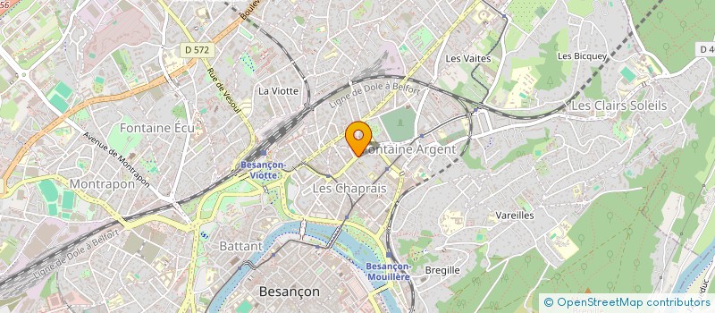 localisation de l'entreprise MONSIEUR EVAN MALJOKU  BESANCON