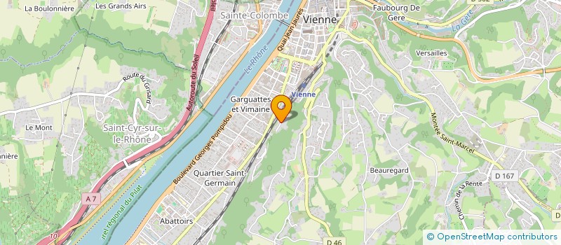 localisation de l'entreprise MONSIEUR EVAN MARQUANT  VIENNE