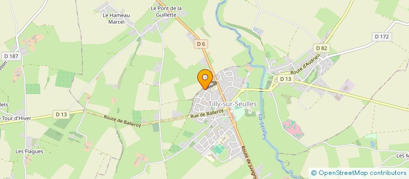 localisation de l'entreprise MONSIEUR EVAN MERIOUA  TILLY-SUR-SEULLES