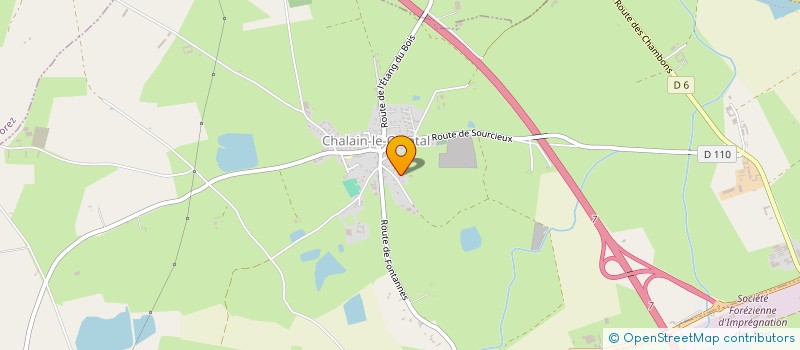 localisation de l'entreprise MONSIEUR EVAN MICCICHE  CHALAIN-LE-COMTAL