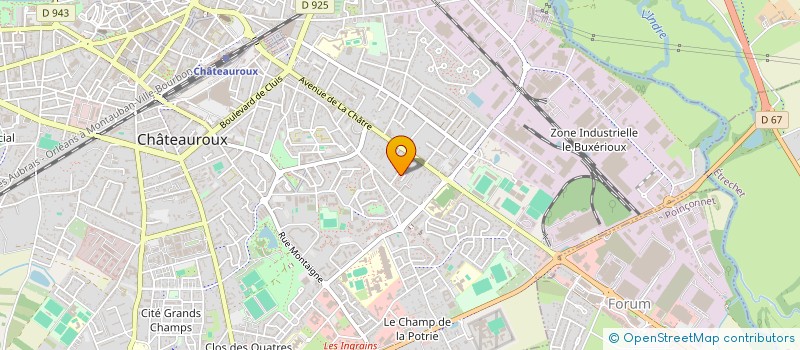 localisation de l'entreprise MONSIEUR EVAN NGOUALA à CHATEAUROUX