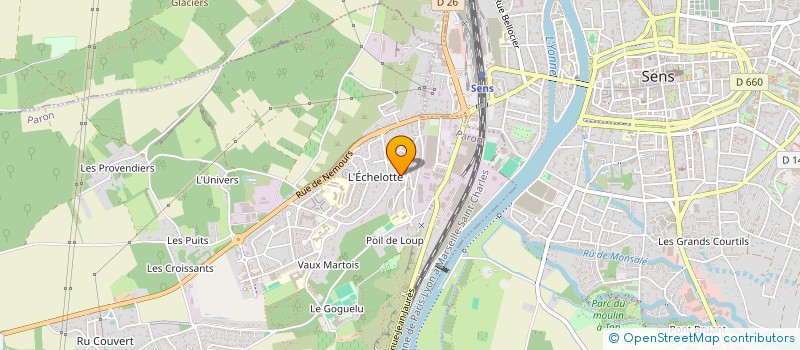 localisation de l'entreprise MONSIEUR EVAN NOUBEL  PARON