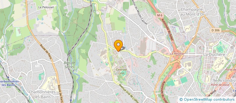 localisation de l'entreprise MONSIEUR EVAN OLIVIER  ECULLY