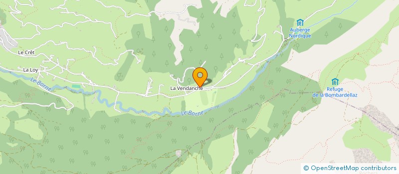 localisation de l'entreprise MONSIEUR EVAN PERRILLAT AMEDE  LE GRAND-BORNAND