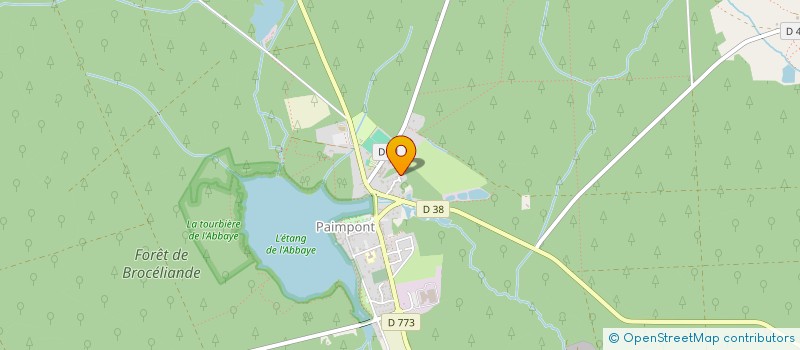 localisation de l'entreprise MONSIEUR EVAN PERRIN  PAIMPONT