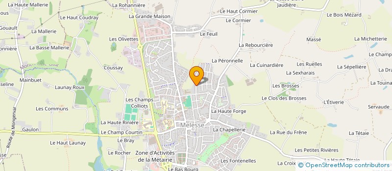 localisation de l'entreprise MONSIEUR EVAN PINEL  MELESSE