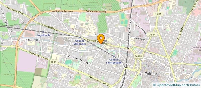 localisation de l'entreprise MONSIEUR EVAN REBLAUB  COLMAR